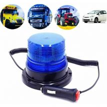 Gabrielle - Feu d'avertissement clignotant pour véhicule 12-24 v, 12 led pour bus scolaire, plafond magnétique, signal lumineux pour véhicule