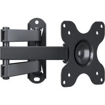 GABRIELLE TV-Wandhalterung für PC-Monitor, universell schwenkbar und neigbar, für 13–30 Zoll flache/gebogene Monitore und Fernseher bis zu 15 kg, 75
