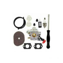 Famille - gabrielle Vergaser mit Luftfilter für Stihl FS40 FS50 FS56 FS70 FS70C FC70 FC56 FS56C HT56 HT56C KN56 KM56 KM56C Trimmerteile 4144 120 0608