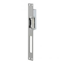 Thirard - Gâche électrique pour serrure encastrable, réversible, 12V, compatible extérieur, gris