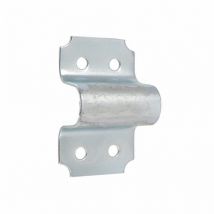 Gâche à visser pour verrou zingué blanc afbat - Diamètre: 14 mm