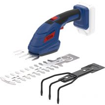 58405 - Kit per la cura del giardino con batteria gps 18-0 (18 v, attacco per cesoie per siepi e cespugli, attacco per rastrello) - Güde