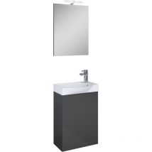 Weitere - Gästewaschplatz Stuttgart 45 cm Waschbecken Waschtisch Waschplatz