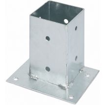 Gah Alberts 211745 Porta palo da avvitare, Acciaio, 91 x 91 mm