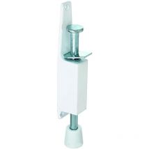 417666 Fermaporta, per porte interne, verniciato bianco, 180 mm - Alberts