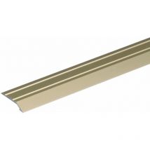490621 Profilo di livellamento autoadesivo alluminio, anodizzato color sabbia 900 x 39 mm - Alberts