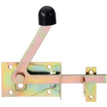 Gartentorfalle H60xB100mm galvanisch gelb verzinkt