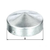 Tappo per palo D.100mm tondo piatto tzn GAH Per 10)