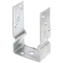 GAH - Ancre de poteau en u 91 x 150mm galvanisé - Alberts