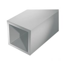 Aluminium tube carré 1000/20x20x1,5mm argent