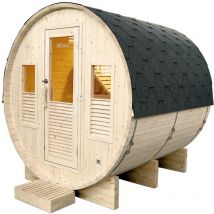 Holls - Gaïa omega Barrel Außensauna Fasssauna Saunafass HOLL ́s Sauna 200 x 205 x 220 cm