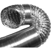 Gaine aluminium 200mm x 10m , conduit de ventilation