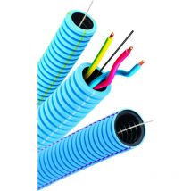 Gaine Préfilée D.20mm/100M 3G2.5 Bleu Noir Vert/Jaune Courant 57101302