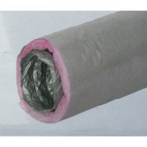Nather - Gaine de ventilation ø 125mm pvc souple isolée Ep 25mm (longueur 10m) srthip 999284
