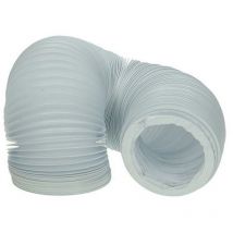 Gaine d'evacuation en pvc long extensible jusqu'à 3m diam. 102mm (484000008556, AV13101) Sèche-linge ariston hotpoint, asterie, aya, baucknecht,