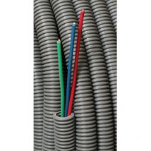 Vorgelagerte Elektrische Leitung Ict Ø20 - 3x2,5² - 100 M Rolle Blau - Rot - Grün/gelb