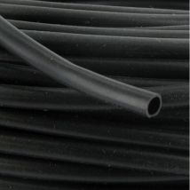 Gaine electrique souple souplisseau ø 6 mm rouleau noir 100 metres