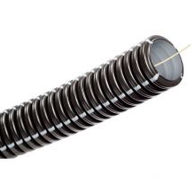Courant - Gaine Flexichoc 3522 Noire Bande Grise D.40mm/50M IK10 120233240002