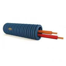 Pm Plastic Materials - gaine préfilée 3G1,5 icta Ø16MM H07VU 100M bleu - marron- vert/jaune