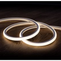 Efectoled - Gaine Néon led Flexible Dimmable 7.5W/m 220V ac 120LED/m Semi-circulaire 180° Blanc Neutre IP67 sur Mesure Coupe tous les 100cm 20 m