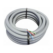 Electricité - Gaine icta préfilée 3 x 2,5 mm² - Longueur 25 m - Diamètre 20 mm