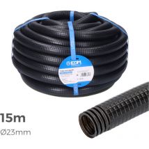 Gaine Électrique icta Ø32mm Noir Usage Extérieur 15m