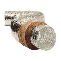 Unelvent - Gaine souple isolée alu/polyester - gsi gh ecosoft 125 L10M - 810802 s&p 810802