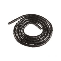 Gaine spirale diamètre 12mm noir