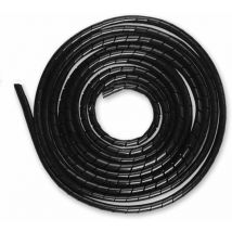 Gaine Spirale Flexible Universel 6mm, Kit de Câble Rangement 1 pack de Tube d'Enroulement de Câble en Spirale pour Protéger le Câble d'Antenne