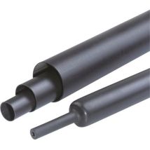 Hongshang HRA3 15/4 Gaine thermorétractable avec colle noir 15 mm 4 mm Taux de retreint:3:1 1.22 m
