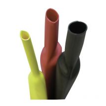 Agi Robur - Gaine thermorétractable, barre de 1 m, rétreint 2:1, diam. 38/19 mm, noir (234166)