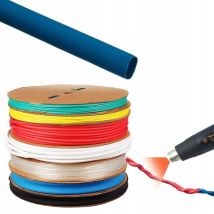 Gaine thermorétractable bleue 10mm 1m