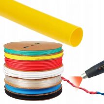 Gaine thermorétractable jaune 50mm 1m