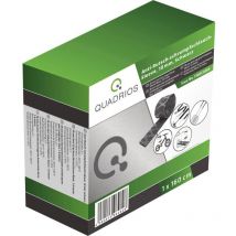 Quadrios - Gaine thermorétractable sans colle 1908CA064 noir 18 mm Taux de retreint:2:1 1.6 m