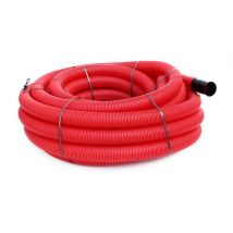 Hegler - Gaine tpc annelée-lisse rouge edf Ø110 en 50m avec tire-fil