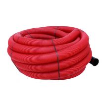 Hegler - Gaine tpc annelée-lisse rouge edf Ø160 en 50m avec tire-fil
