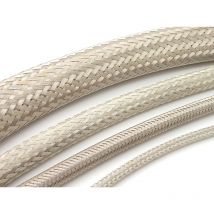 Gaine Tressée 10mm Rs Pro en Cuivre nickelé, 10m