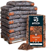Rindenmulch Pinie Mittel 60l x 26 Sack 1560l - Galamio