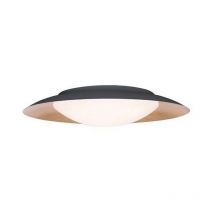 Galatsi Plafoniera 20W 3000K Nero - Foglia Oro