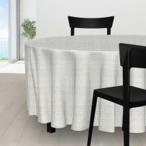 Nappe anti-tâches ronde diamètre 180 cm galaxy blanc, Par Soleil d'ocre
