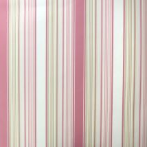 Galerie Pink Striped Wallpaper White Modern Contemporary Paste The Wall