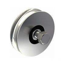 Galet Acier Zingue ø 80gorge Ronde ø 16 200 Kg