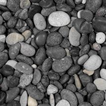 Galet Calcaire Mix Noir - 16/25 mm - Sac 20 kg (0,3m²)