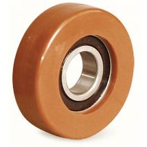 Galet de guidage 65 x 25 alésage 20 longueur de moyeu 14 mm