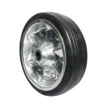 Imline - Galet jante métal plein 200x55x20 mm – Charge 400 kg, roue jockey