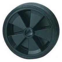 Galet jante plastique plein 160x40x20mm