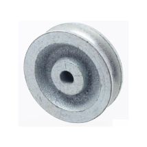Galet pour poulie enrouleur de câble en fonte Ø 40mm pour câble largeur max. 5mm Porte Roulette Corde Guide Rail