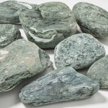 Galets jardin Vert Alpi - 10/15 cm - Filet de 15 kg