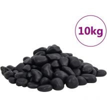 Galets polis 10 kg noir 2-5 cm