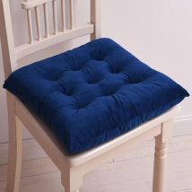 Galette De Chaise 40x40, Coussin De Chaise Interieur Dehoussable, Coussin Chaise avec Sangles, Velours Cristal Coussins(4pcs)